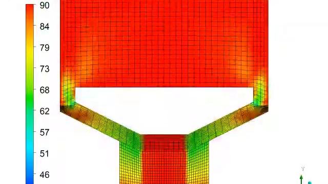 check valve open process in ANSYS CFX 12.0 смотреть онлайн