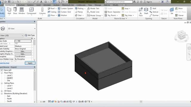 AREWA REVIT HOW TO CREATE PLAT ROOF AND PARAPET WALL смотреть онлайн