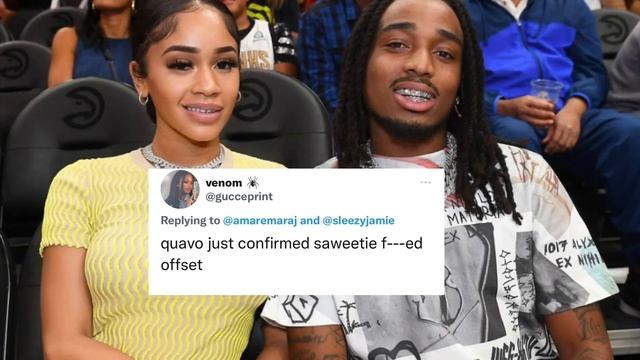 Quavo confirms Saweetie slept with Offset behind his back⁉️ смотреть онлайн
