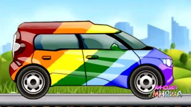 мультик машинки смарт спорткар