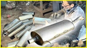 Как это делают в Пакистане!
Производство глушителей.