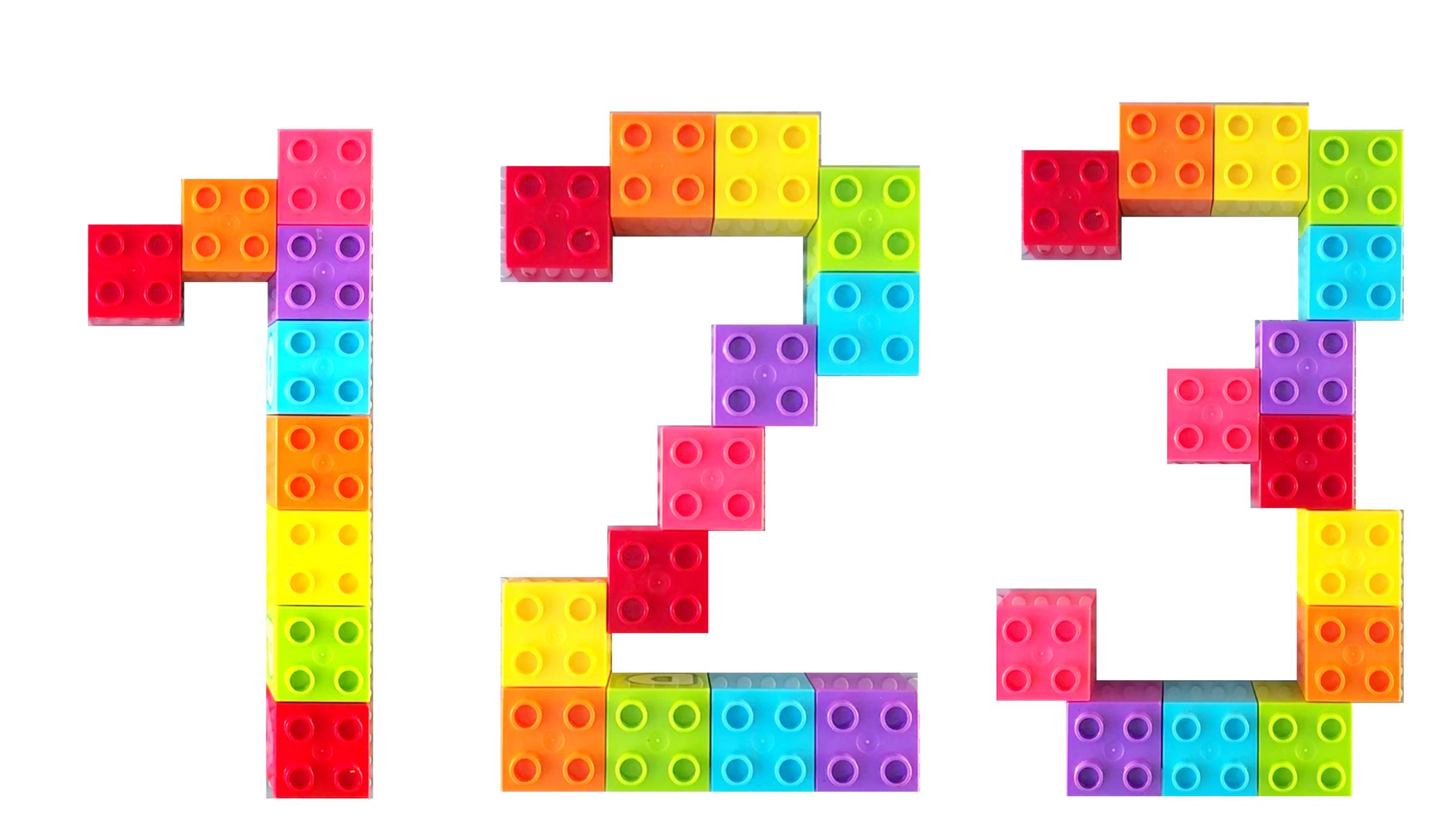 Цифры из кубиков Лего Дупло | Учимся считать до 10 смотреть онлайн