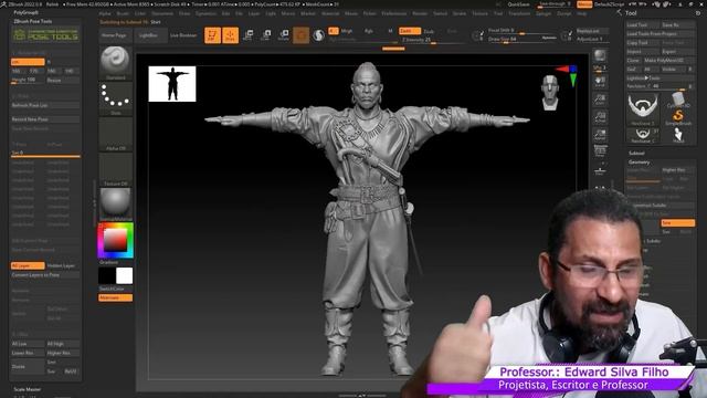 ZBRUSH E ICLONE 8 PARA CRIAÇÃO PERSONAGENS 3D #iclone8 #zbrush смотреть онлайн