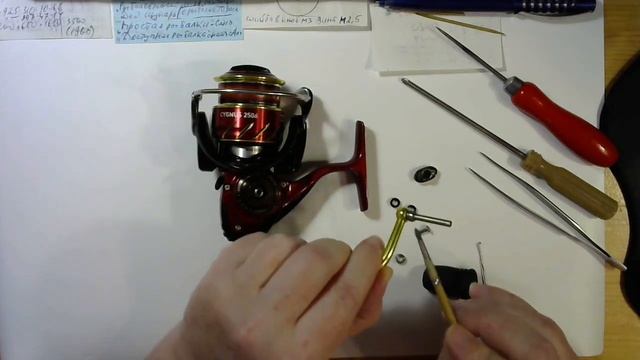 Катушка Daiwa Cygnus 2506 - обзор+апгрейд своими руками.