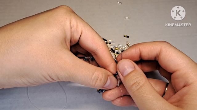Комплект из бисера и стекляруса своими руками. Бисероплетение. Handmade. смотреть онлайн
