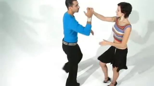 Salsa pattern#5 Intermediate - Сальса урок 5 для продолжающих смотреть онлайн