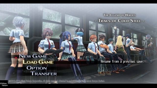 The Legend of Heroes - Trails of Cold Steel - (Main Menu) смотреть онлайн