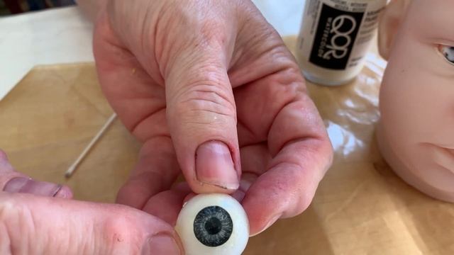 How To Cover Your Reborn Doll Eyes With Masking Fluid