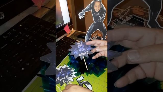 Assembly video For Mary Black Panther Centerpieces смотреть онлайн