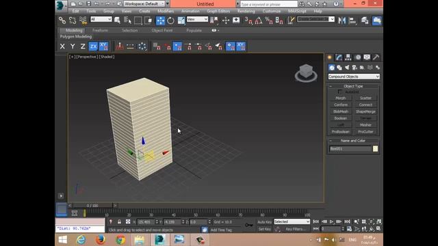 3DSMAX Arabic professional course Session 5 part3 compound object {morph,scatter} смотреть онлайн