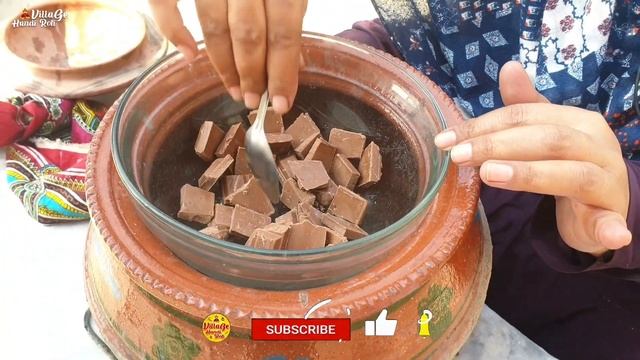 Bounty Bars Recipe | Coconut Chocolate recipe | Village Handi Roti смотреть онлайн
