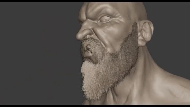 Kratos work in process - #Zbrush смотреть онлайн