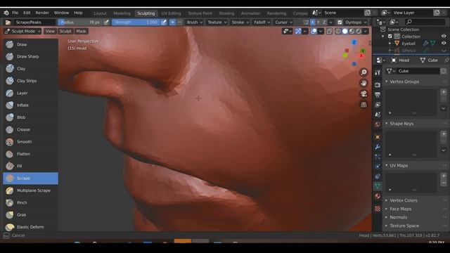 How To Easily Sculpt Lips With Blender's Sculpting Tools (Beginner-Friendly) смотреть онлайн