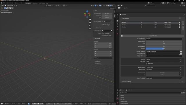 Super Easy Render - Rendering Different Projects - #Blender Addon смотреть онлайн