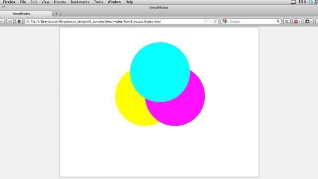in5 Demo: Blend Modes смотреть онлайн