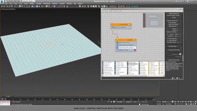 3ds Max tutorial: Control particles with textures: Part 2 смотреть онлайн