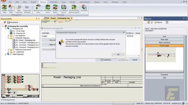 SolidWorks Electrical 2016: Revision control and snapshots feature. смотреть онлайн