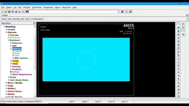 ANSYS APDL 19.2 Analyse the stress of the whole plate смотреть онлайн