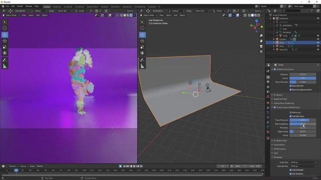 Learning blender hair Dynamics - Running man - mixamo смотреть онлайн