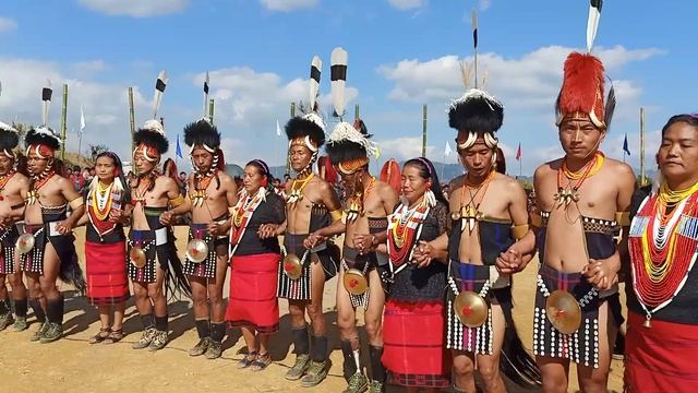 Chang cultural troops dancing at Yimchunger Mini Hornbill Festival 2020 # Tsüngkamneo смотреть онлайн