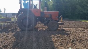 культиватор и дисковая борона самодел два в одном на т25