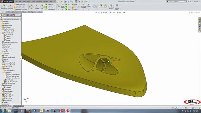 SOLIDWORKS ScanTo3D Part 10 - Multi-body Operations смотреть онлайн