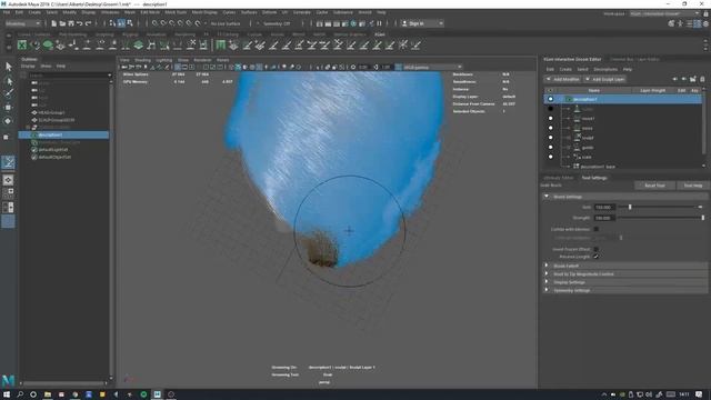 Fibermesh Hair to Xgen workflow tutorial (Women Groom) смотреть онлайн