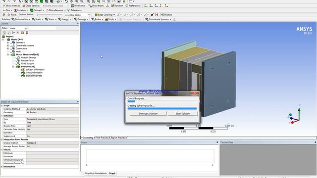 Mould Base Analysis in Ansys 18 смотреть онлайн