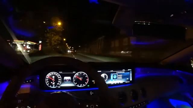 2019 Mercedes Benz S 560 - Coupé 469PS NIGHT POV DRIVE Onboard 60FPS HD