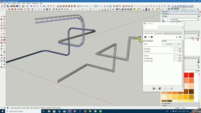 EP11 : Simple cable raceway by Sketchup & Profile builder смотреть онлайн