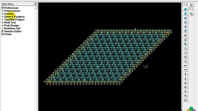 Plate Structure in ANSYS смотреть онлайн