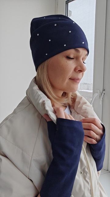 Шапка и митенки