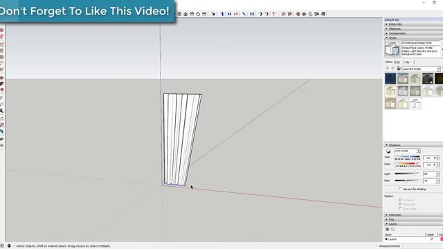 Modeling Curtains in SketchUp - SketchUp Quick Tutorials смотреть онлайн
