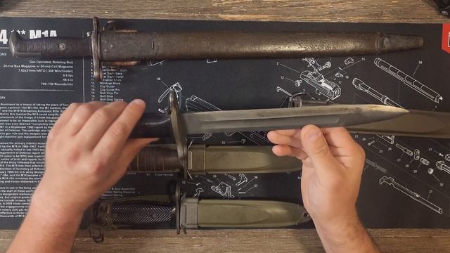 The different bayonets of U.S. Wars #bayonet #collection смотреть онлайн