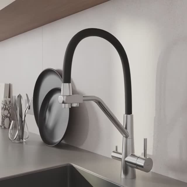 Смеситель для кухни VIVO сатин (Арт. 64837) смотреть онлайн