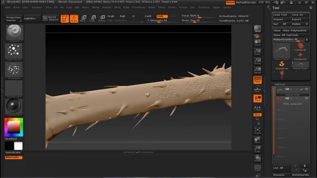 Tarantula - timelapse zbrush 4R2 смотреть онлайн