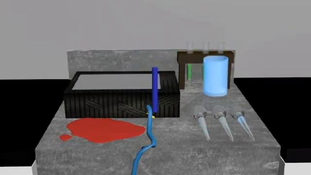 Pouring Water From Beaker in Test Tube - Gel Electrophoresis - 3ds max смотреть онлайн
