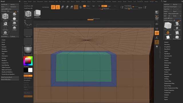 047 ZBrush 2021 ZModeler Inset Equidistant Options смотреть онлайн