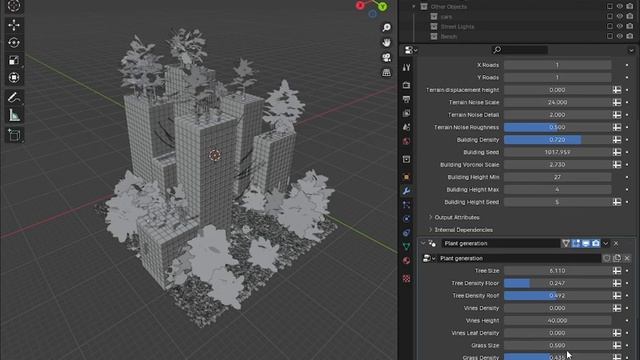 Blender addon review-Abandoned City Generator смотреть онлайн
