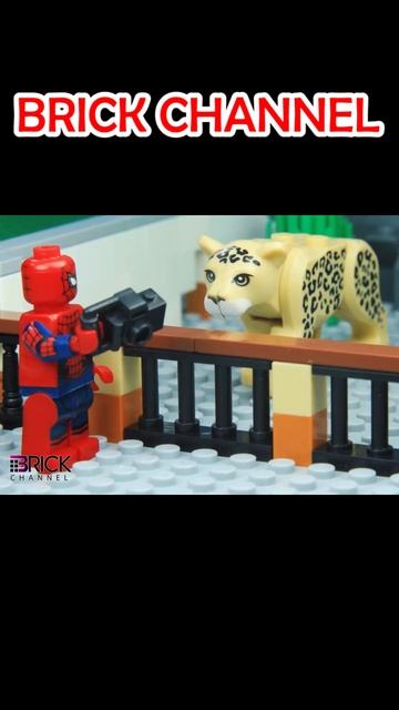 #SHORT Brick Channel Spider Man In The Zoo