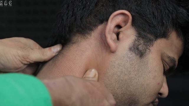 Satisfying Pin Pen Head Massage With Neck Crack | ASMR Head Massage For Better Sleep смотреть онлайн