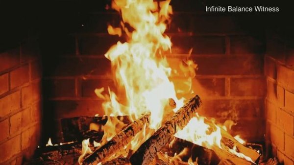 Живой камин Сахалина: Треск дров, тепло и уют | Релакс-видео для души и сна