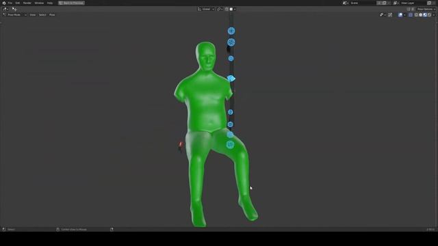 Seatbelt rig demonstration in Blender 2.9 смотреть онлайн