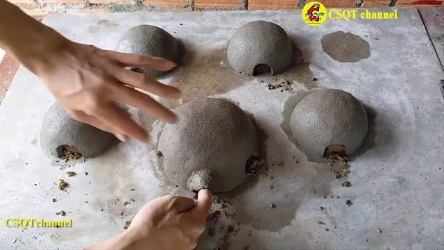 DIY / waterfall with beautiful cement and sand смотреть онлайн
