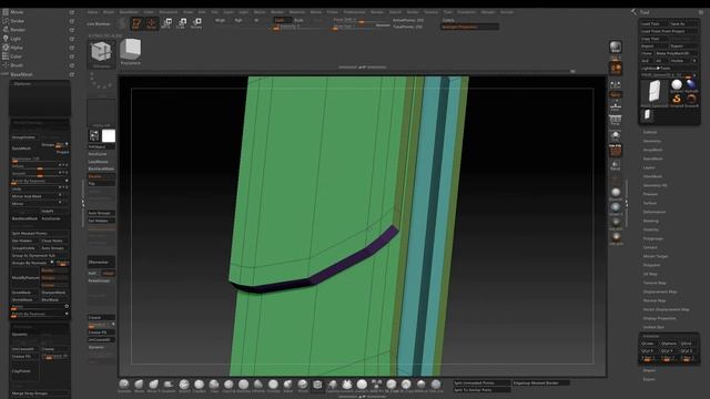 (Removed Music Version) Military Pouch Tutorial Part 1 - ZBrush ZModeler for Beginners смотреть онлайн