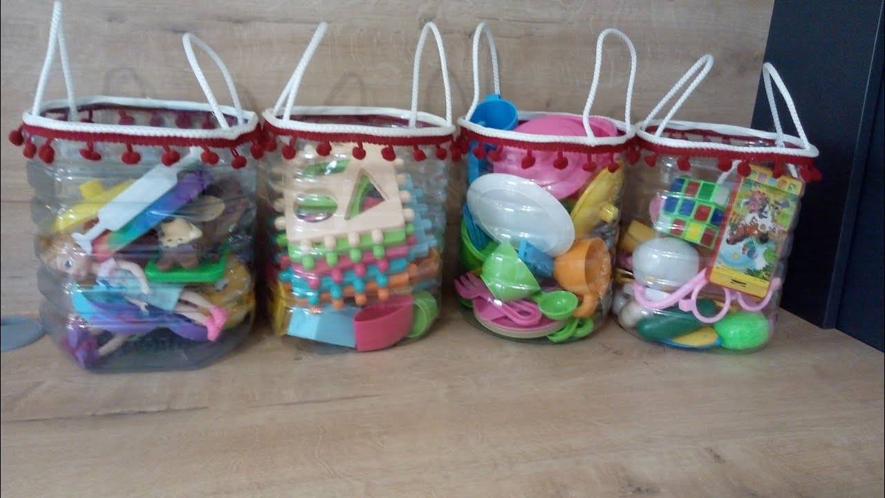 Органайзеры своими руками из пластиковых бутылок смотреть онлайн