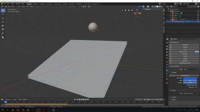 Create dynamic snow in blender смотреть онлайн