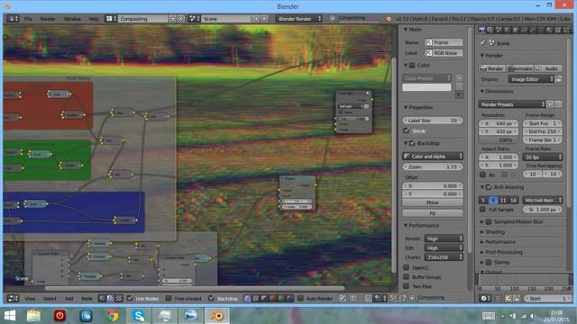 Turn Digital film to VHS using Blender смотреть онлайн