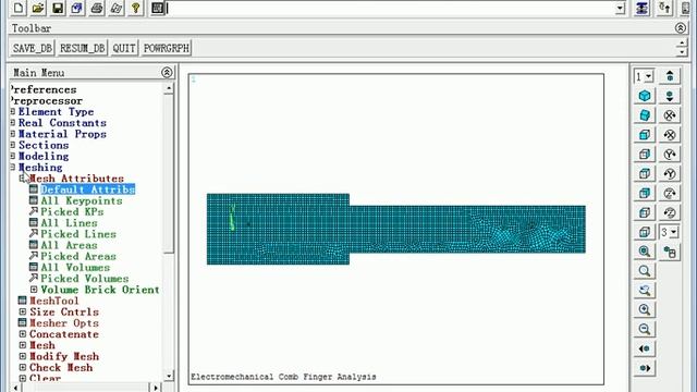 ANSYS15 0有限元分析从入门到精通 23 3 机电耦合分析实例——梳齿式电机耦合分析 смотреть онлайн