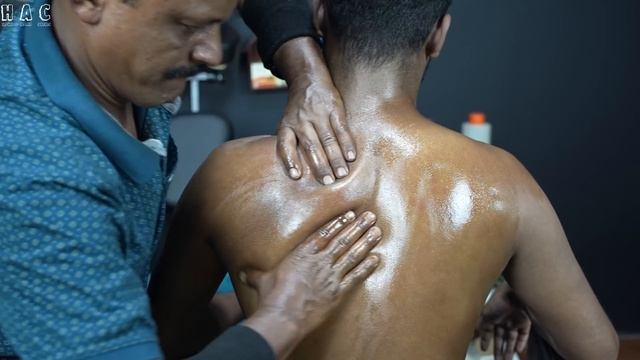 Spine Crack Back Body Massage ASMR | Neck Crack | Elbow Crack | Ear Crack | Big Eye Barber Massage смотреть онлайн